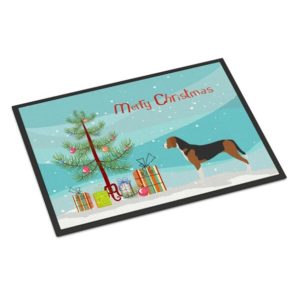Carolines Treasures Hamiltonstvare Christmas Indoor or Outdoor Mat, 24 x 36 in. BB8443JMAT - main